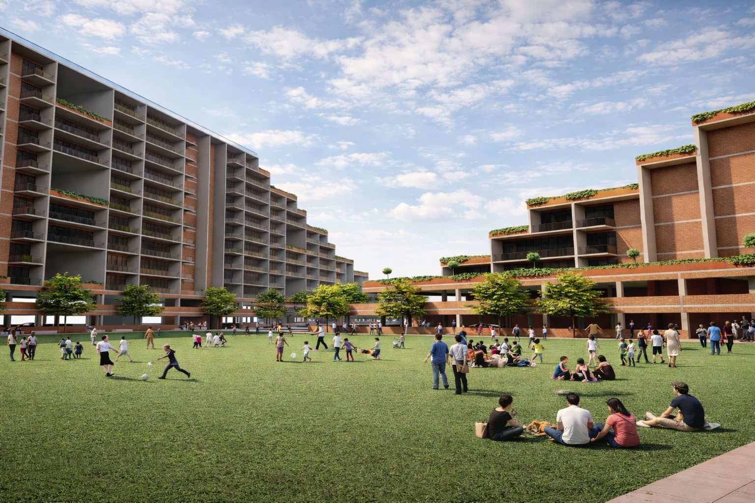 Central green